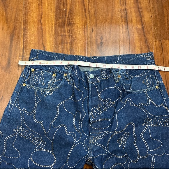 BAPE x Levi's Camo 501 93 Model Size 38 HTF - Picture 11 of 13